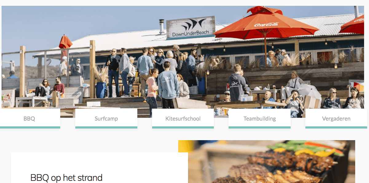 Sfeerbeeld van Downunderbeach